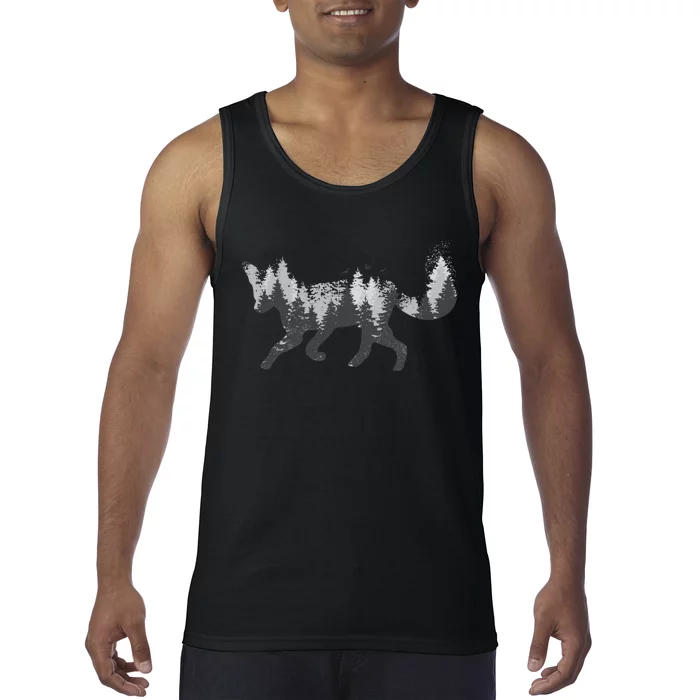 Forest Fox Animal Tank Top