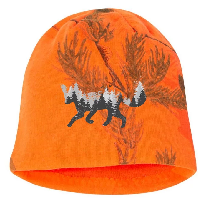 Forest Fox Animal Kati - Camo Knit Beanie