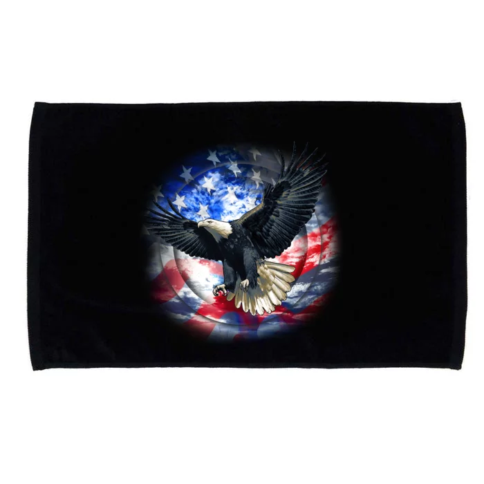 Forever Free United States Eagle Microfiber Hand Towel