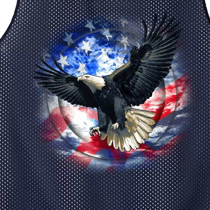 Forever Free United States Eagle Mesh Reversible Basketball Jersey Tank