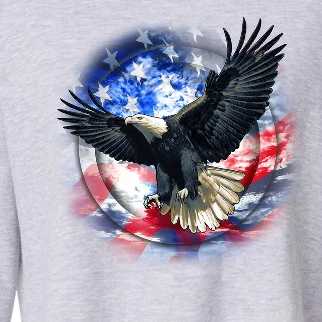 Forever Free United States Eagle Cropped Pullover Crew