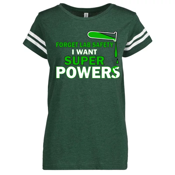 Forget Lab Safety I Want Superpowers Enza Ladies Jersey Football T-Shirt