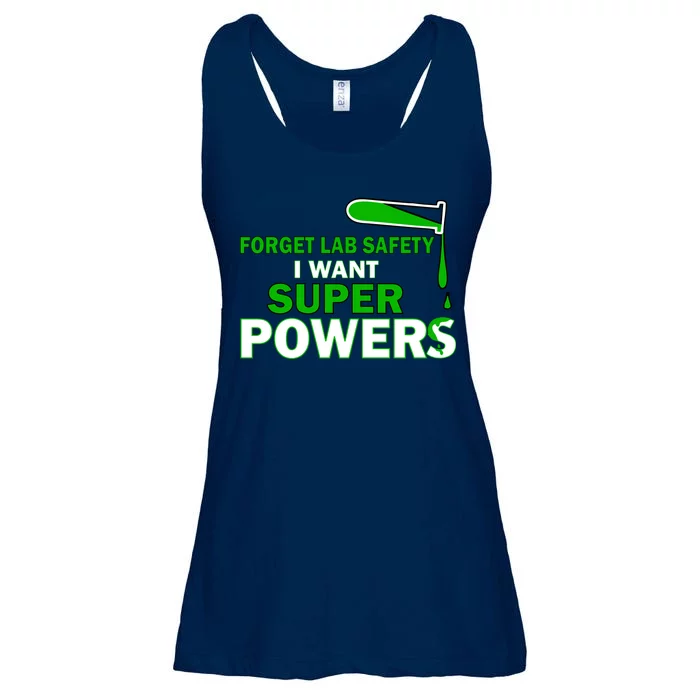 Forget Lab Safety I Want Superpowers Ladies Essential Flowy Tank