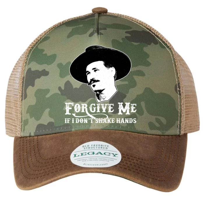 Forgive Me If I Don't Shake Hands Doc Holiday Legacy Tie Dye Trucker Hat