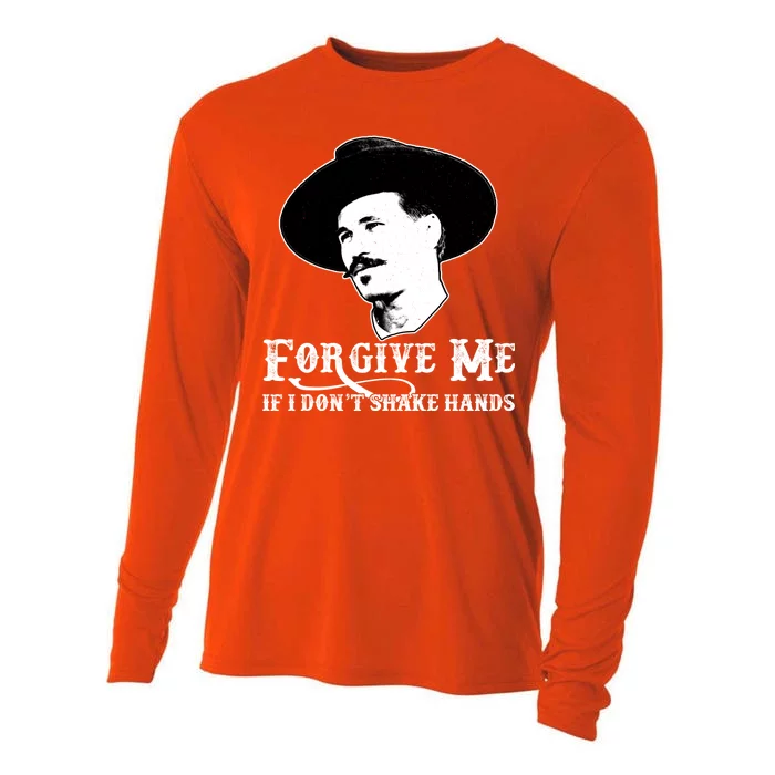 Forgive Me If I Don't Shake Hands Doc Holiday Cooling Performance Long Sleeve Crew