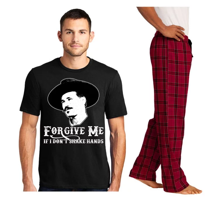 Forgive Me If I Don't Shake Hands Doc Holiday Pajama Set