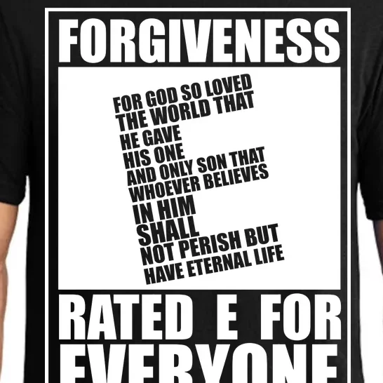 Forgiveness Rated E for Everyone Pajama Set