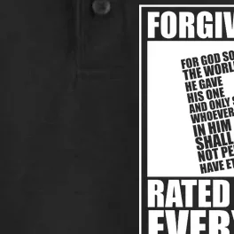 Forgiveness Rated E for Everyone Dry Zone Grid Performance Polo