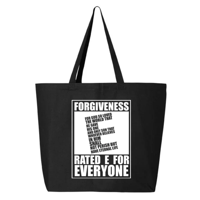 Forgiveness Rated E for Everyone 25L Jumbo Tote