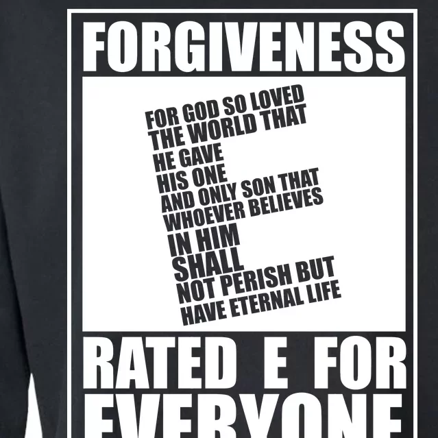 Forgiveness Rated E for Everyone Cropped Pullover Crew