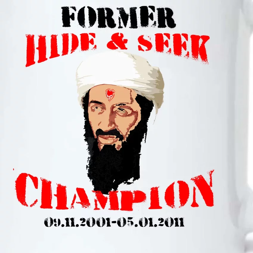 Former Hide and Seek Champion Osama Bin Laden Black Color Changing Mug