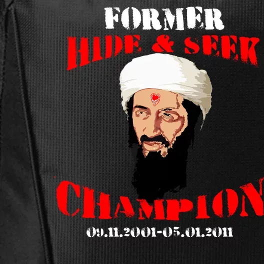 Former Hide and Seek Champion Osama Bin Laden City Backpack