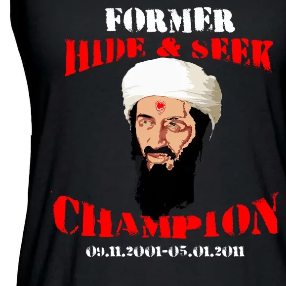 Former Hide and Seek Champion Osama Bin Laden Ladies Essential Flowy Tank