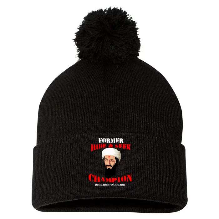 Former Hide and Seek Champion Osama Bin Laden Pom Pom 12in Knit Beanie