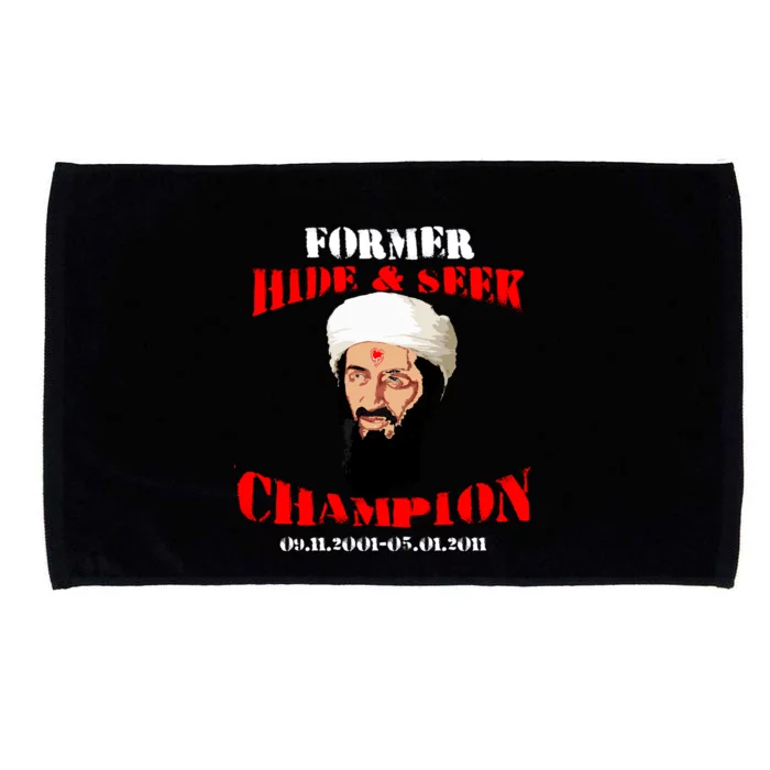 Former Hide and Seek Champion Osama Bin Laden Microfiber Hand Towel