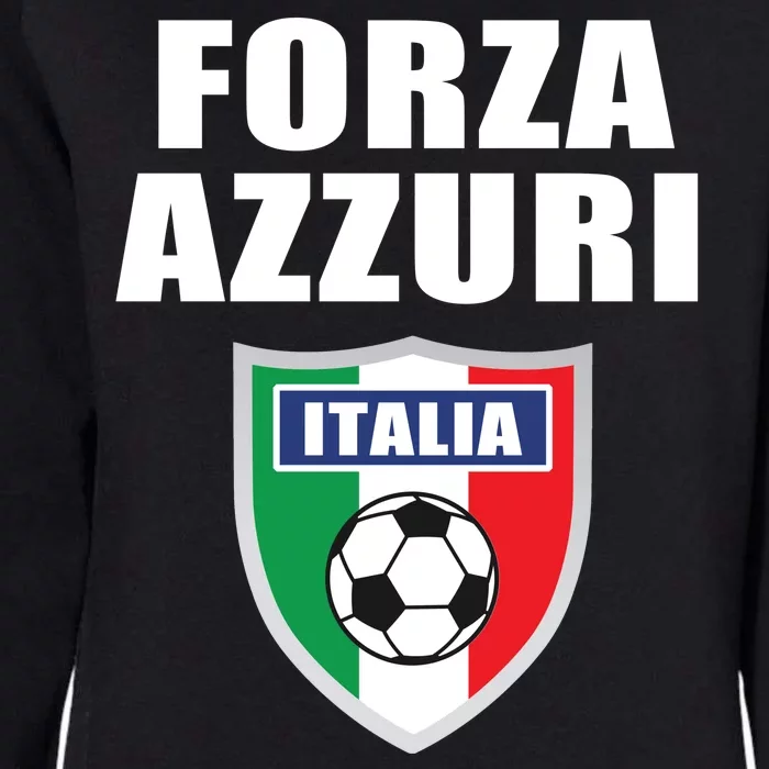 Forza Azzuri Italia Soccer Womens California Wash Sweatshirt