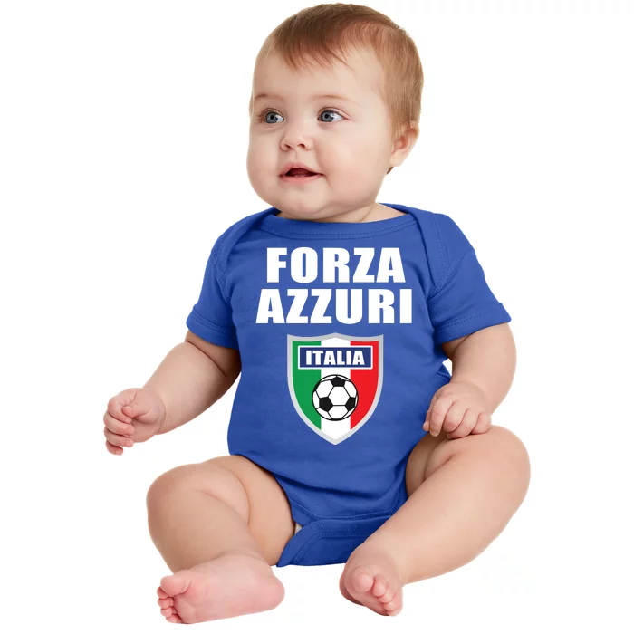 Forza Azzuri Italia Soccer Baby Bodysuit