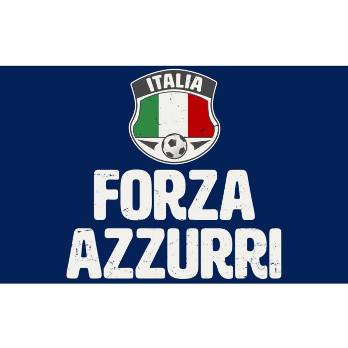 Forza Azzurri Italia Italy Football Soccer Bumper Sticker