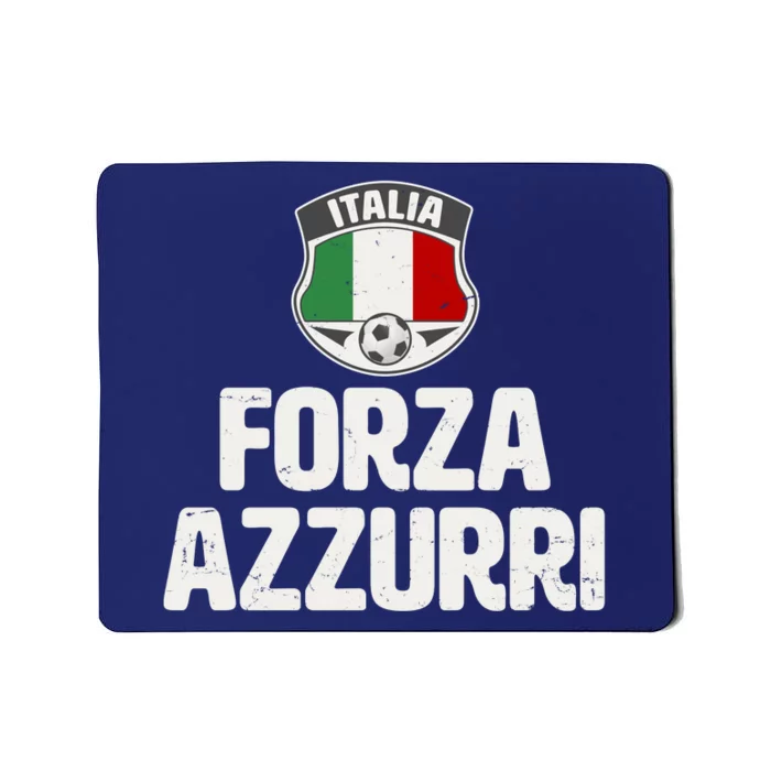 Forza Azzurri Italia Italy Football Soccer Mousepad