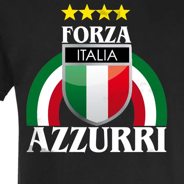 Forza Azzurri Italia Soccer Italian Team Flag 2021 Garment-Dyed Heavyweight T-Shirt