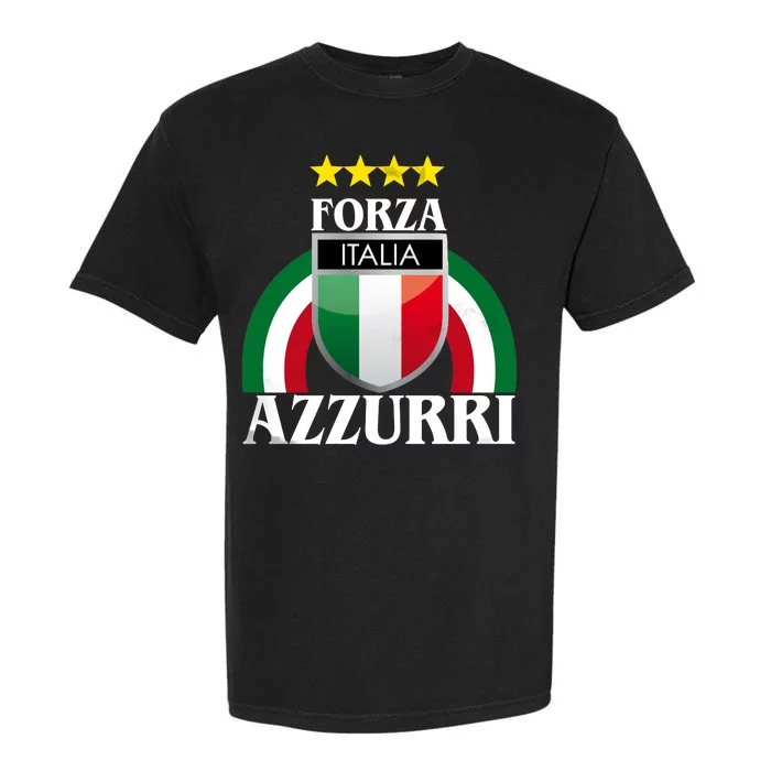 Forza Azzurri Italia Soccer Italian Team Flag 2021 Garment-Dyed Heavyweight T-Shirt