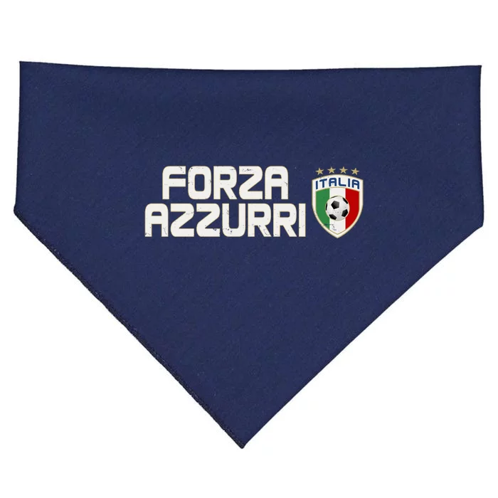 Forza Azzurri Italy Italia Soccer Team Fan Logo USA-Made Doggie Bandana