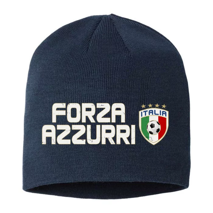 Forza Azzurri Italy Italia Soccer Team Fan Logo 8 1/2in Sustainable Knit Beanie