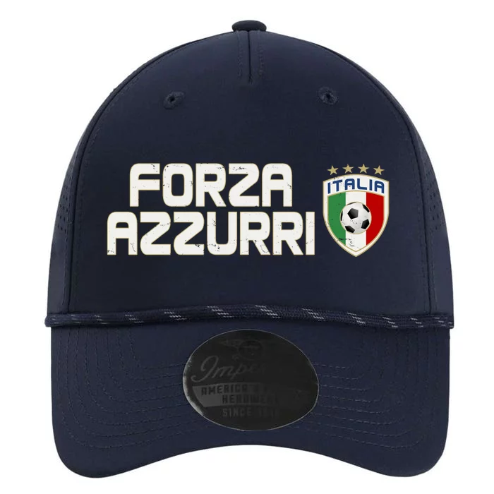 Forza Azzurri Italy Italia Soccer Team Fan Logo Performance The Dyno Cap