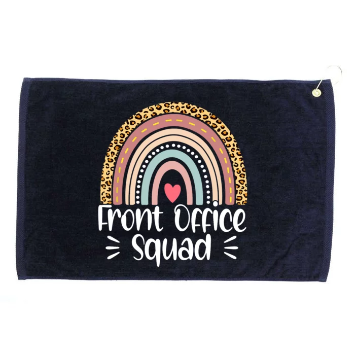 Front Office Squad Administrative Assistant School Secretary Grommeted Golf Towel