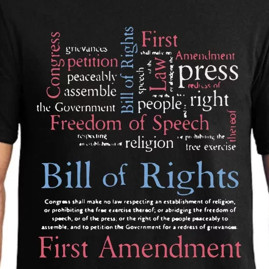 Freedom Of Speech American Bill Of Rights 1st Amendment Pajama Set