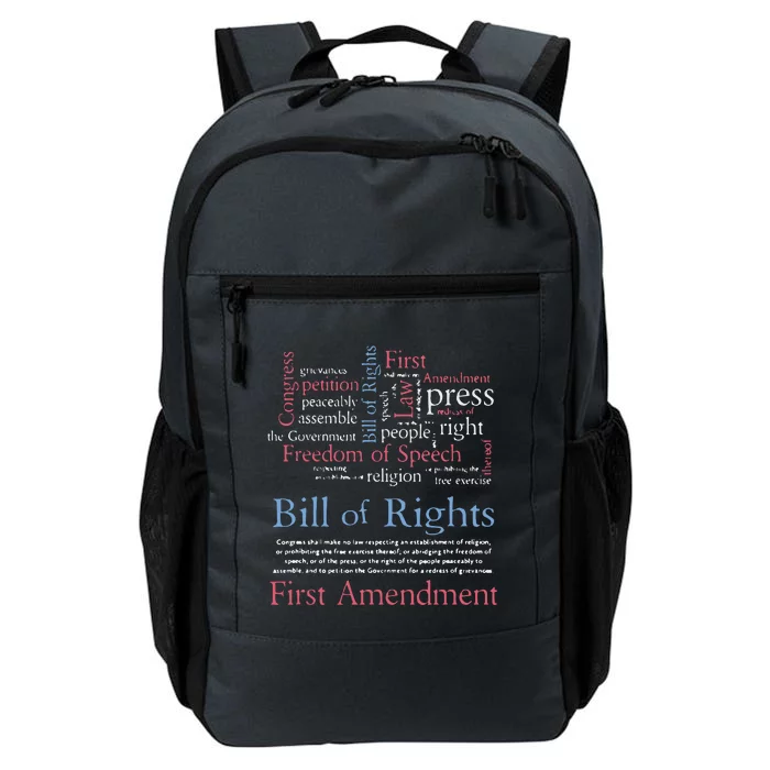 Freedom Of Speech American Bill Of Rights 1st Amendment Daily Commute Backpack