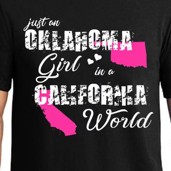 Funny Oklahoma S Just An Oklahoma Girl In A California Pajama Set