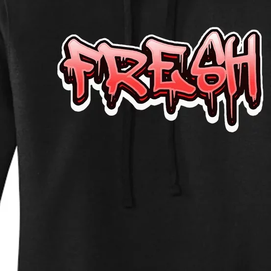 Fresh Old School Graffiti Style Funny Graffiti Graphic Women's Pullover Hoodie