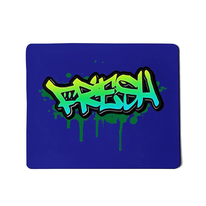 Fresh Old School Graffiti Style Funny Graffiti Graphic Mousepad