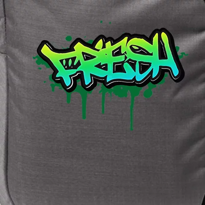 Fresh Old School Graffiti Style Funny Graffiti Graphic Impact Tech Backpack