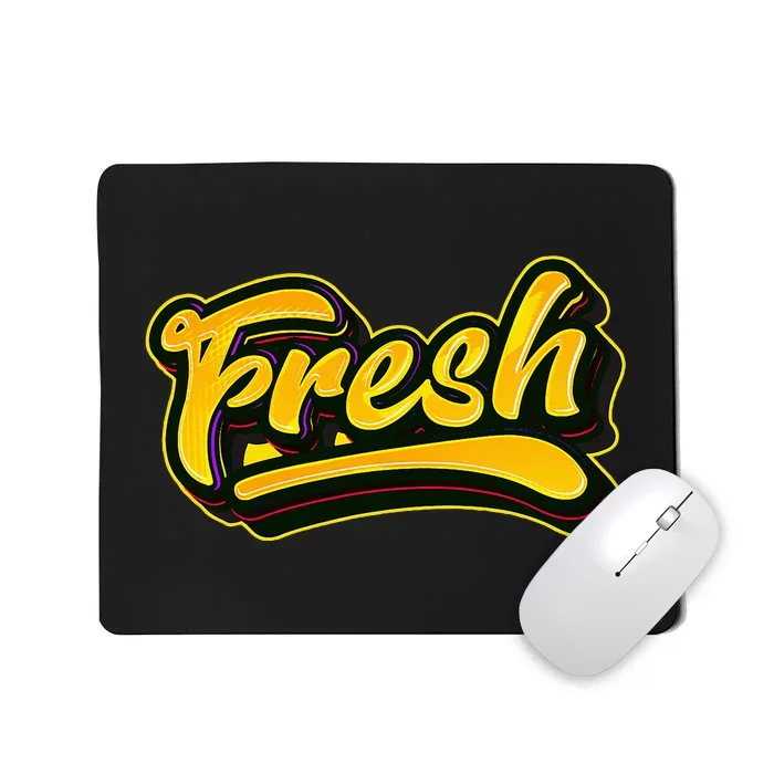 Fresh Old School Graffiti Style Funny Graffiti Graphic Mousepad