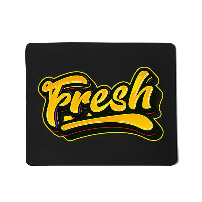 Fresh Old School Graffiti Style Funny Graffiti Graphic Mousepad