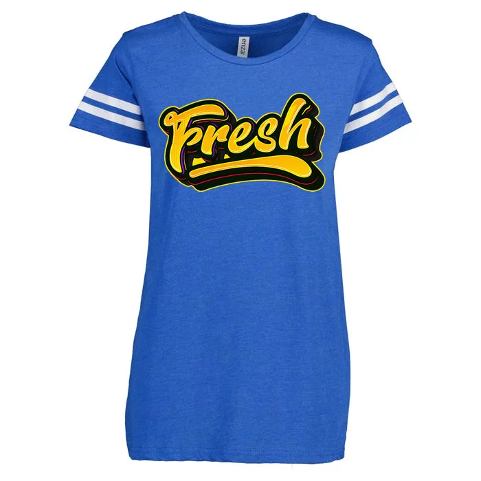 Fresh Old School Graffiti Style Funny Graffiti Graphic Enza Ladies Jersey Football T-Shirt