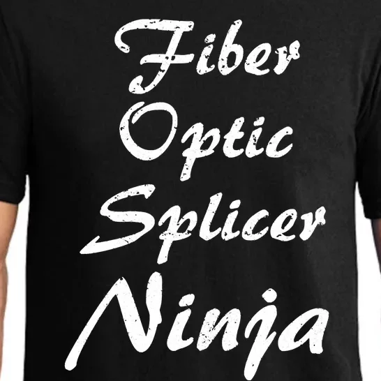 Fiber Optic Splicer Occupation Work Pajama Set