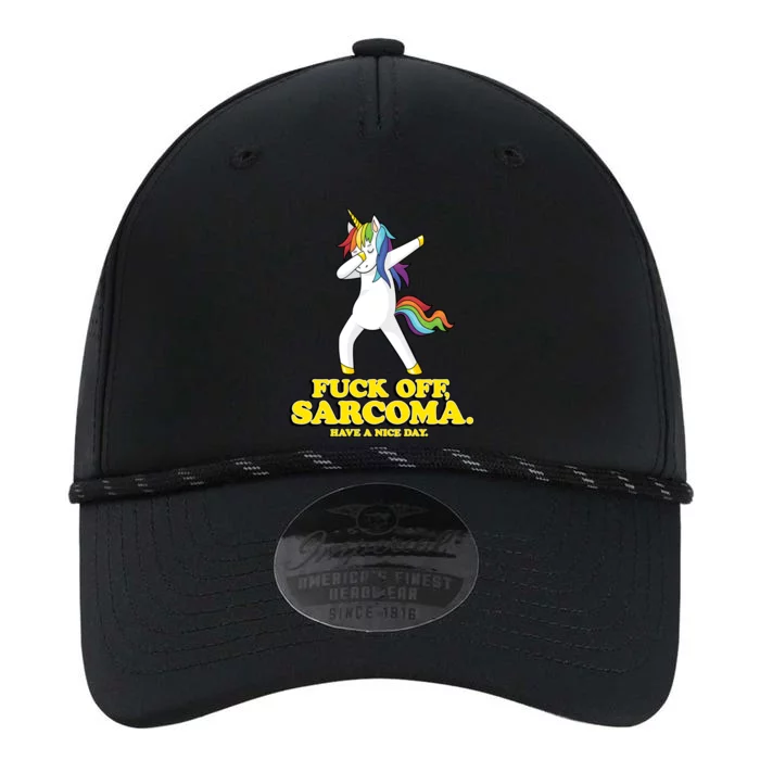 Fuck Off Sarcoma Funny Cancer Survivor Quote Unicorn Great Gift Performance The Dyno Cap