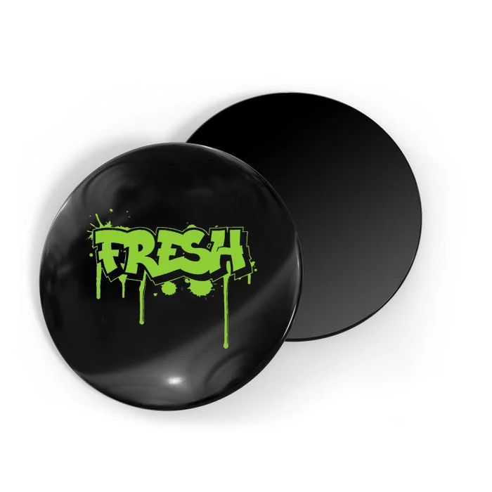 Fresh Old School Graffiti Style Funny Graffiti Graphic Magnet