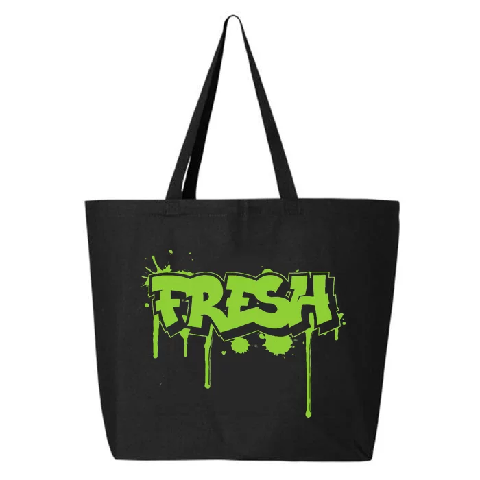 Fresh Old School Graffiti Style Funny Graffiti Graphic 25L Jumbo Tote