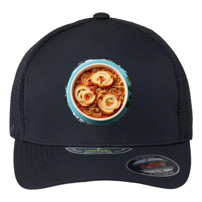 French Onion Soup Flexfit Unipanel Trucker Cap