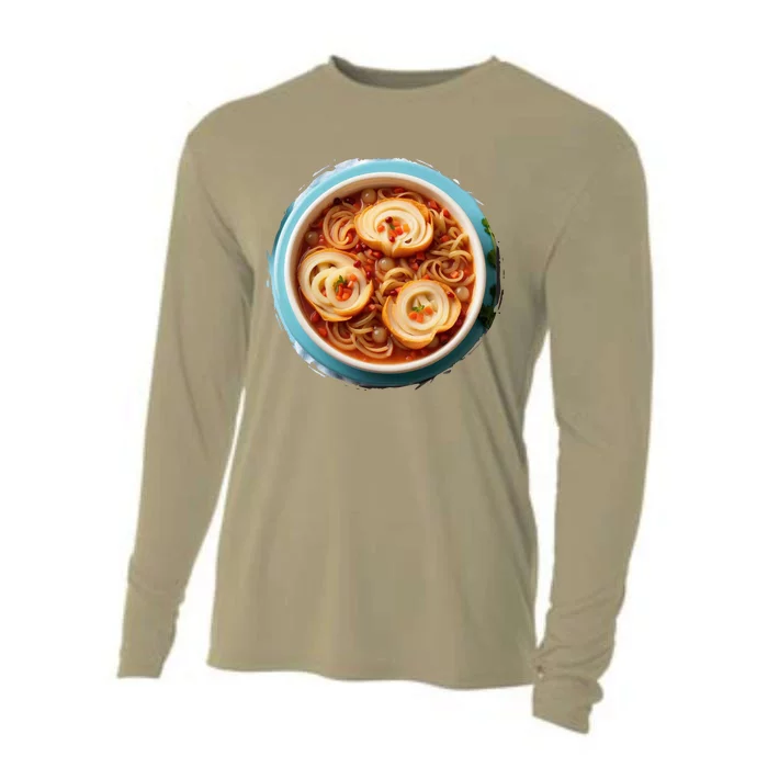 French Onion Soup Cooling Performance Long Sleeve Crew