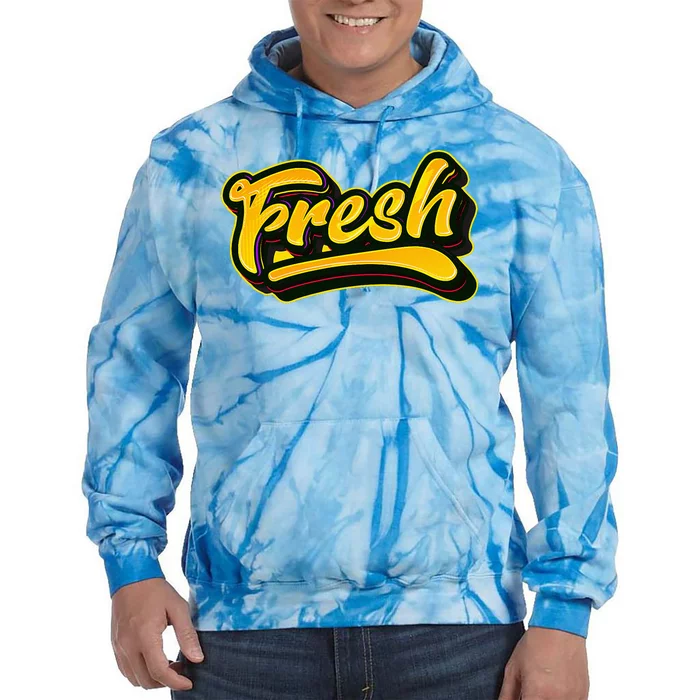 Fresh Old School Graffiti Style Funny Graffiti Tie Dye Hoodie