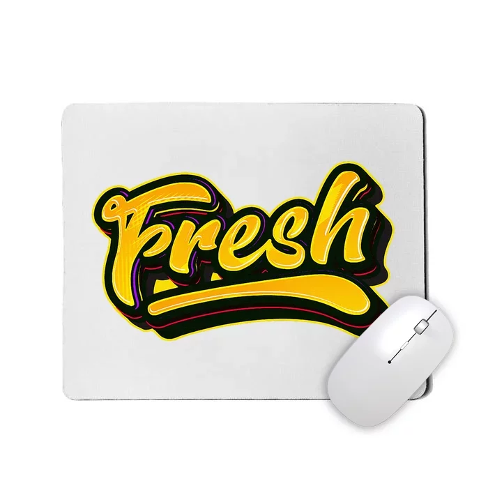 Fresh Old School Graffiti Style Funny Graffiti Mousepad