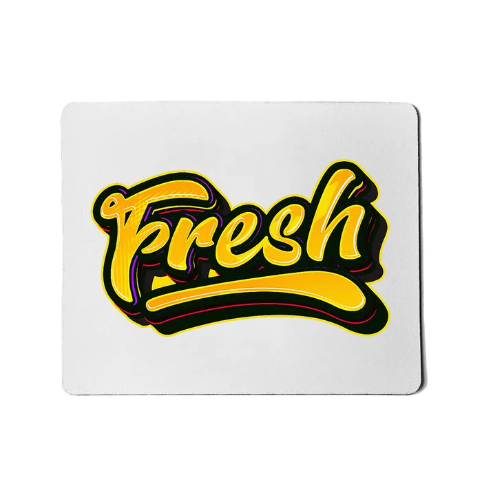 Fresh Old School Graffiti Style Funny Graffiti Mousepad