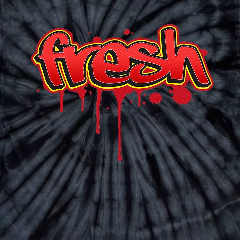 Fresh Old School Graffiti Style Funny Graffiti Graphic Tie-Dye T-Shirt