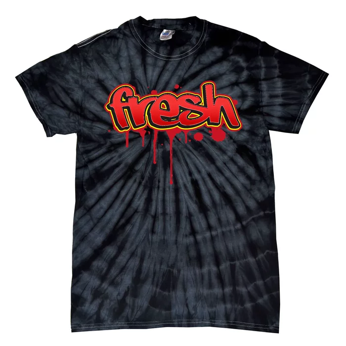 Fresh Old School Graffiti Style Funny Graffiti Graphic Tie-Dye T-Shirt