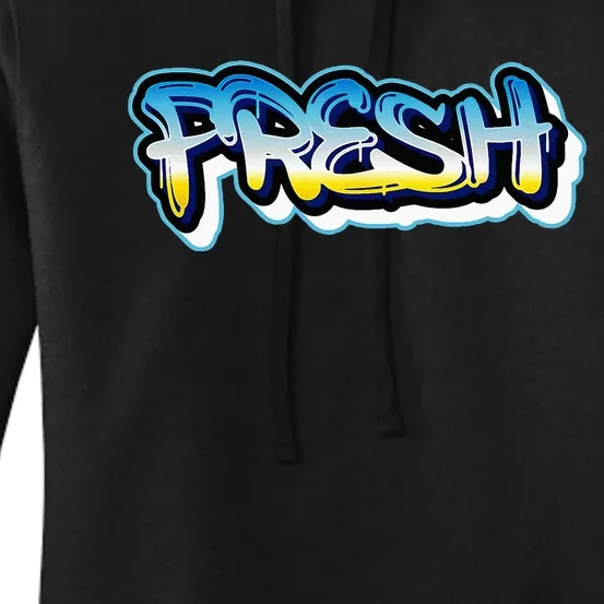 Fresh Old School Graffiti Style Funny Graffiti Graphic Women's Pullover Hoodie